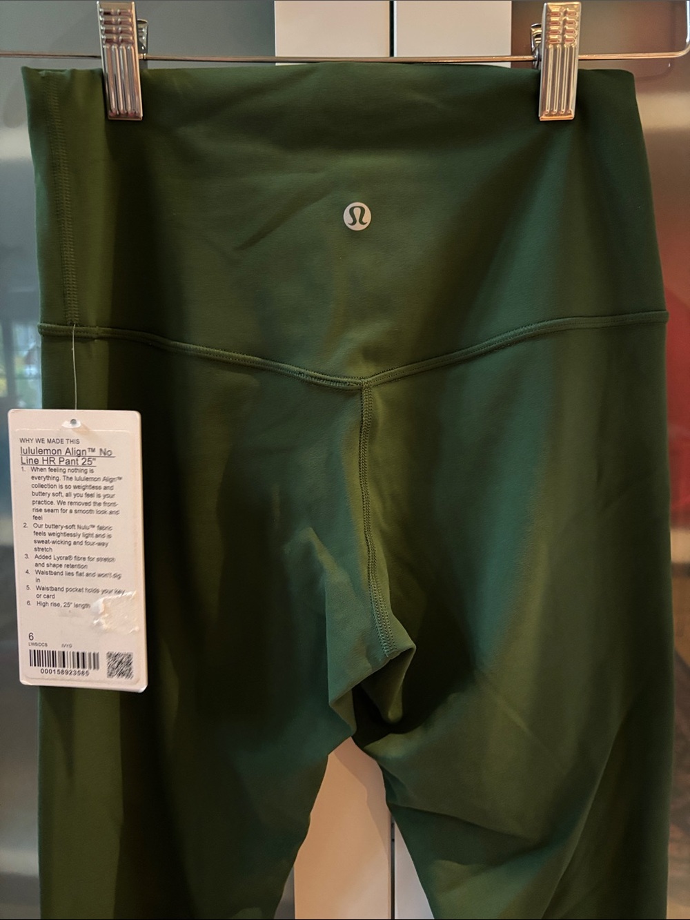 Lululemon Align HR Ivy Grove SZ 6 25” NWT 🌱🌱🌱 - Picture 4 of 6